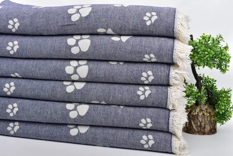 Regalos de despedida de soltera, toalla delgada, regalo de Navidad al mejor amigo, toalla de diseño de patas de algodón 70x36, regalos personalizados, regalo de boda con tema de playa - 4