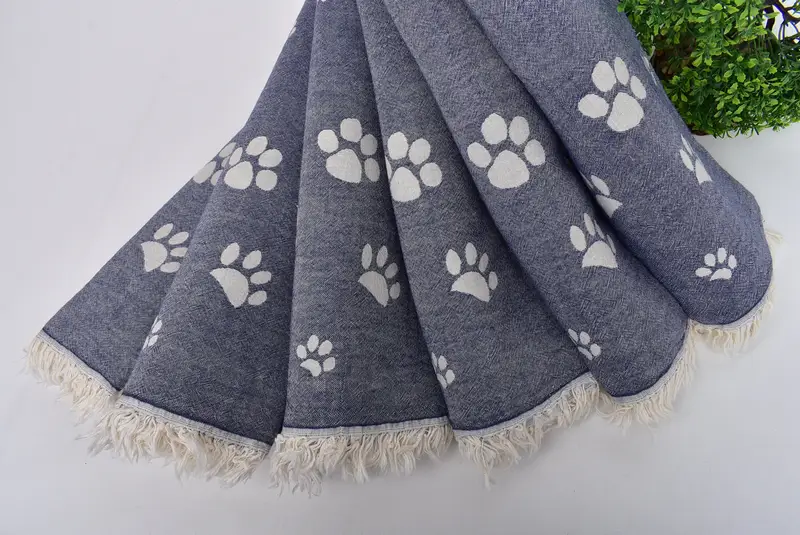 Regalos de despedida de soltera, toalla delgada, regalo de Navidad al mejor amigo, toalla de diseño de patas de algodón 70x36, regalos personalizados, regalo de boda con tema de playa - 5