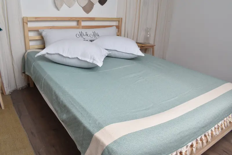 Custom Blanket, 92x80 Cotton Diamond Towel, Personalized Gifts, Halloween Blanket, Welcome Wedding Gift, Bridal Shower Gift, Gift For The Home Decor - 8