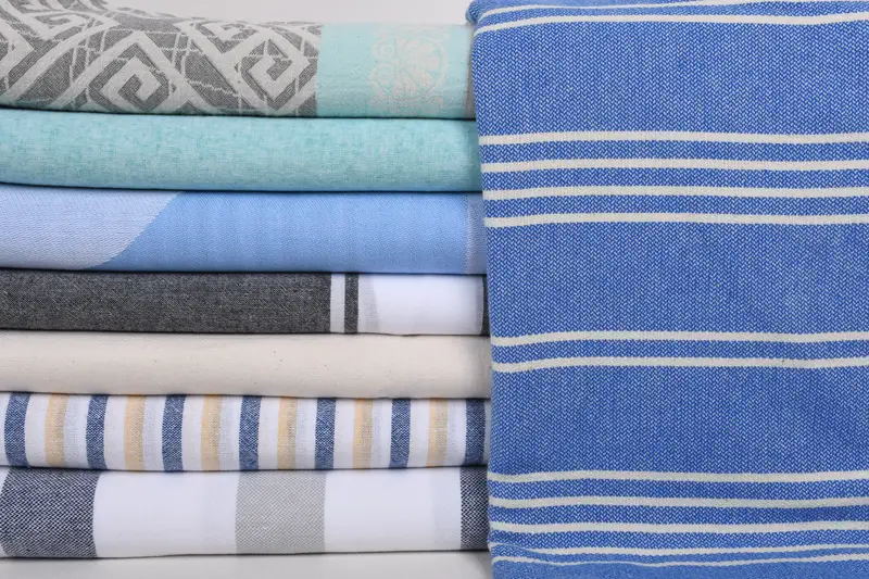 Antibacterial Turkish peshtemal towel, Personalized Towel, Personalized Gift, 70x40 Cotton Set of 8 Towel, Boyfriend Christmas Gift, Bachelor Gifts - 1