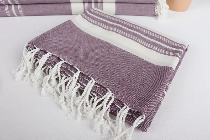 Valentinstag Geschenk, handgefertigtes türkisches Hammam -Handtuch, Luxushandtuch, Brautduschengeschenk, 60x38 Baumwollstreifenhandtuch, Sticktuch, handgefertigtes Geschenk - 5