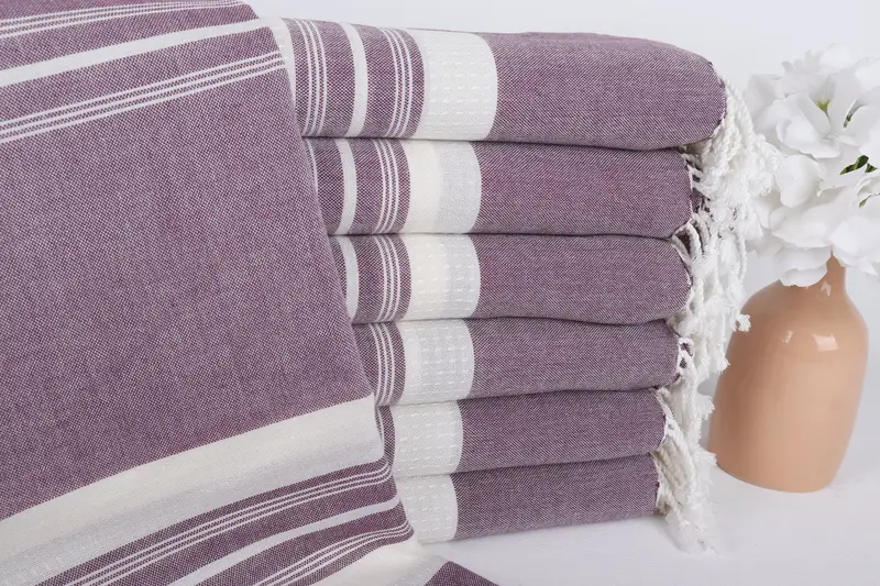 Valentinstag Geschenk, handgefertigtes türkisches Hammam -Handtuch, Luxushandtuch, Brautduschengeschenk, 60x38 Baumwollstreifenhandtuch, Sticktuch, handgefertigtes Geschenk - 1