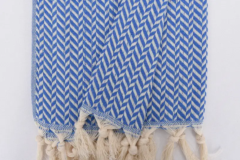 Customized Turkish Towel, Monogram Hand Towel, Personalized Gift For Her, Small Bath Towels, Turkish Towel Hand Towel, 36x18 Cotton Chevron Towel - 8