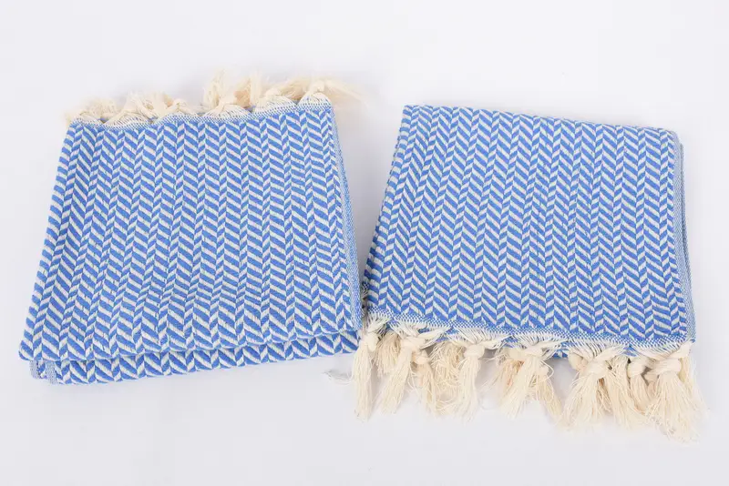 Customized Turkish Towel, Monogram Hand Towel, Personalized Gift For Her, Small Bath Towels, Turkish Towel Hand Towel, 36x18 Cotton Chevron Towel - 7