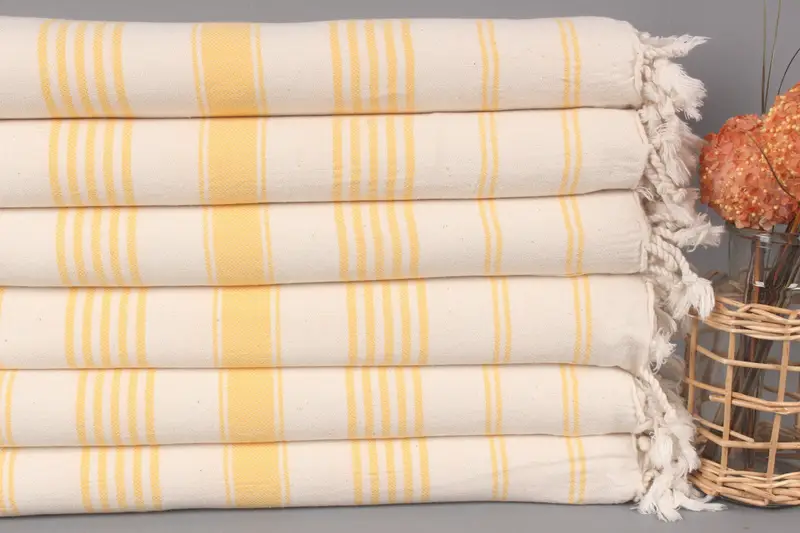 70x36 Cotton Striped Towel, Towel With Name, Memorial Gift, Embroidered Turkish Towel, Turkish Towel Beach, Personalized Towel, Sand-resistant towel - 2