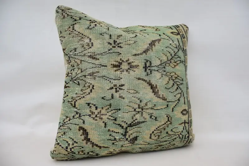 Gift Pillow, Pillow, Ikat Pillow, Outdoor Cushion, 28x28 Green Pillow, Pillow for Couch, Boho Throw Pillow Case, Kilim Pillow Cover, Car Pillow - 2