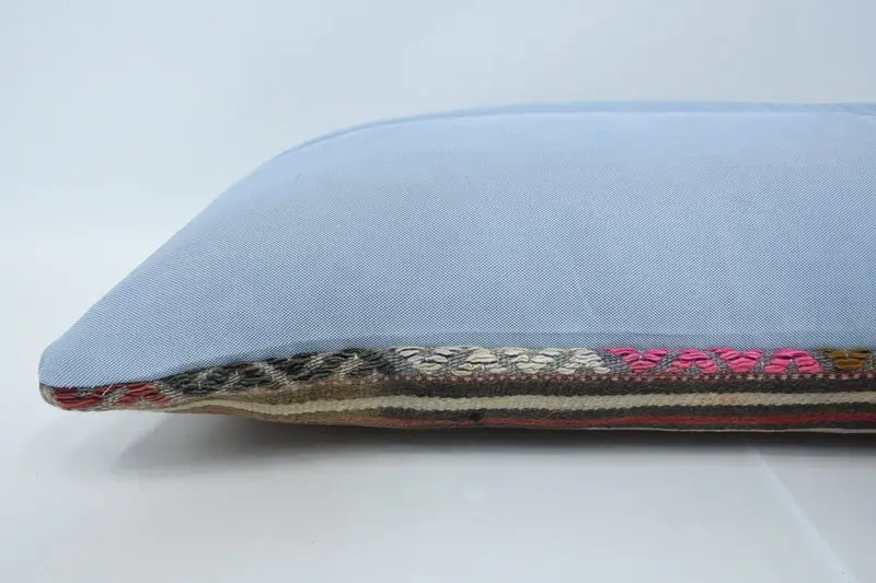 Cushion Case, 16x48 Red Pillow Sham, Ethnical Kilim Rug Pillow, Kilim Cushion Sham, Vintage Kilim Throw Pillow, Luxury Pillow Cover - 6