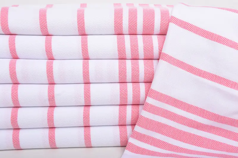 Personalized Dish Towel, Monogram Kitchen Towel, Customized Turkish Towel, 36x24 Cotton Herringbone Towel, Monogram Dish Towel, Turkish Hand Towel - 2