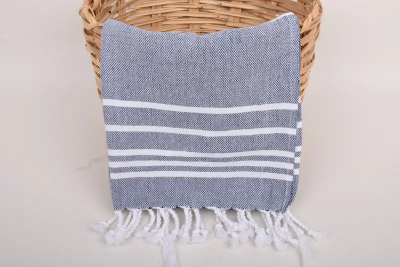 Monogramm Handtuch, 38x18 Baumwollstreifenhandtuch, monogrammiertes Handtuch, Handtücher mit Handgröße, Brautduschengeschenk, Freundesgeschenk, Hochzeitsgeschenk - 5