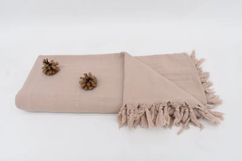 Bridesmaid Gifts, Thanksgiving Tablecloth, Woven Blanket, Baby Boy Gift, 92x70 Cotton Stonewashed Towel, Christmas Tablecloth, Personalized Blanket - 8