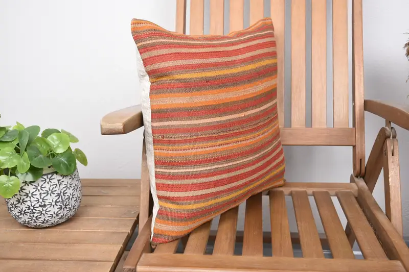 18x18 Red Pillow Sham, Pillow for Sofa, Pillow Cover, Chair Pillow Sham, Home Decor Pillow, Interior Designer Pillow - 2