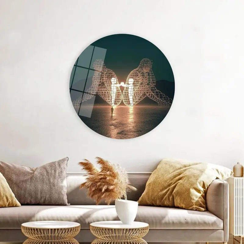 トレンディなカップル キャンバス: アレクサンダー ミロフによるエレガントなバレンタイン ギフト