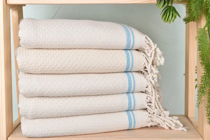 Kids plaj havlu, onun için kişiselleştirilmiş hediye, 68x36 pamuklu çizgili havlu, hızlı kuru peshtemal, Türk el havlu, kişiselleştirilmiş düğün hediyesi - 2