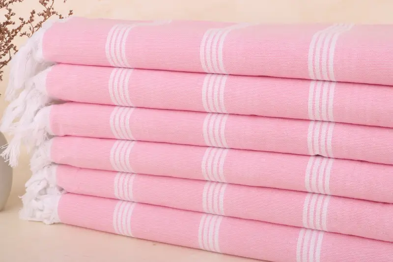 Wedding Anniversary Gift, Bachelorette Party Favors, Bridesmaid Gifts, Bachelorette Party Gift, 70x30 Cotton Striped Towel, Wedding For Favor - 2