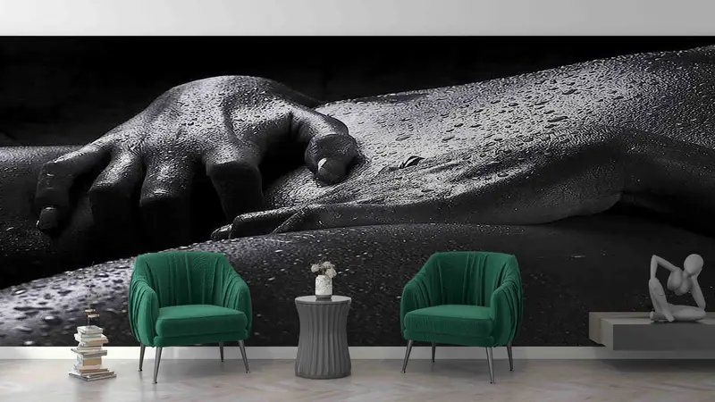 Sensual Woman Poster, Sexy Wall Painting, Wall Decorations, 3D Printing, 3D Origami, Erotic Wallpaper, Bedroom Wall Paper, Mature Wall Art - 4