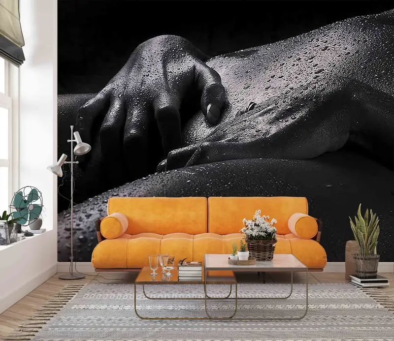 Sensual Woman Poster, Sexy Wall Painting, Wall Decorations, 3D Printing, 3D Origami, Erotic Wallpaper, Bedroom Wall Paper, Mature Wall Art - 2