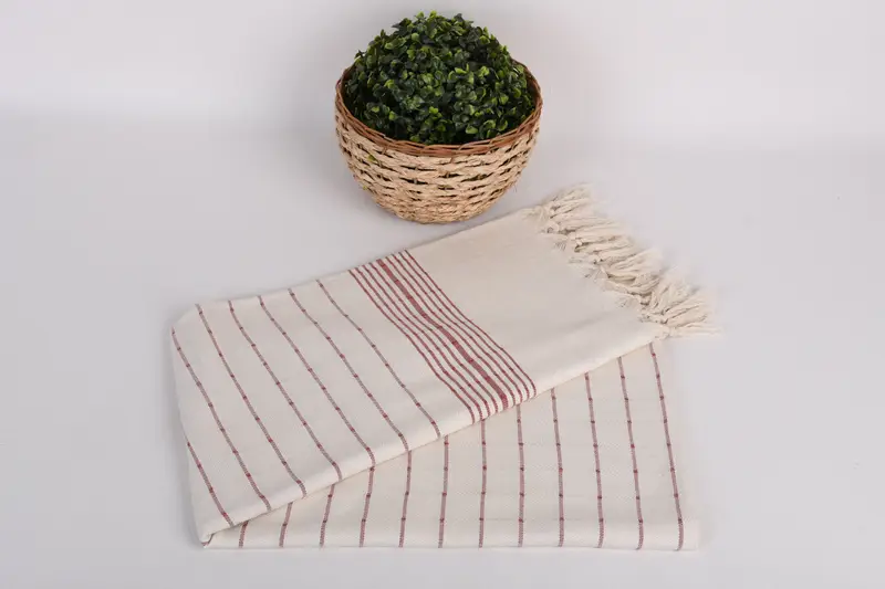 70x40 Cotton Striped Towel, Bridal Shower Favors, Summer Towel, Fouta towel, Gift Towel, Florida Bachelorette Party Favors, Personalized Gift - 4
