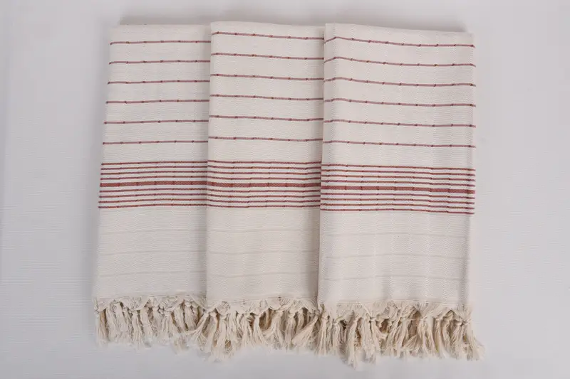 70x40 Cotton Striped Towel, Bridal Shower Favors, Summer Towel, Fouta towel, Gift Towel, Florida Bachelorette Party Favors, Personalized Gift - 7