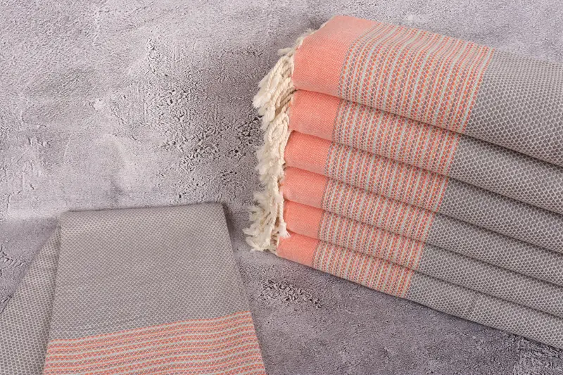 Customized Turkish Towel, 64x40 Cotton Diamond Towel, Turkish beach towel, Welcome Wedding Gift, Monogram Beach Towel, Custom Wedding Gifts - 2