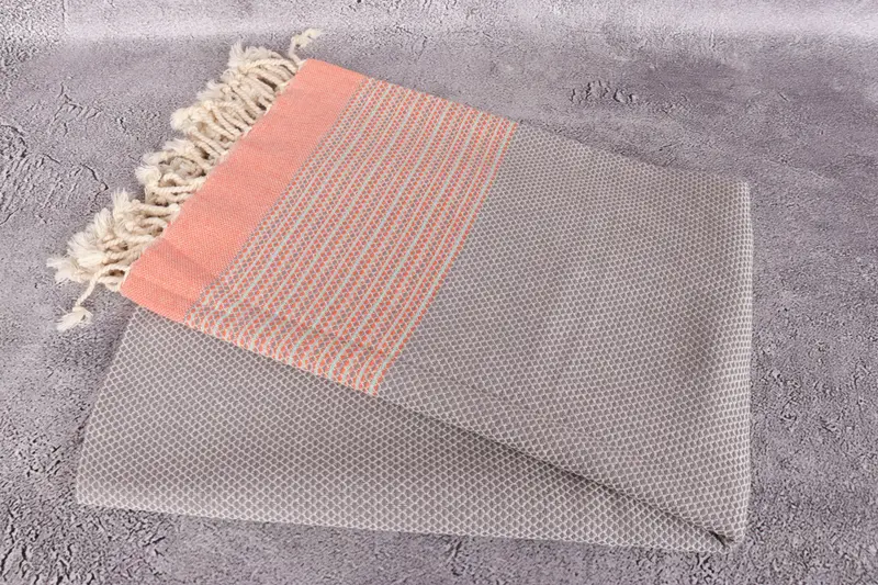 Customized Turkish Towel, 64x40 Cotton Diamond Towel, Turkish beach towel, Welcome Wedding Gift, Monogram Beach Towel, Custom Wedding Gifts - 6