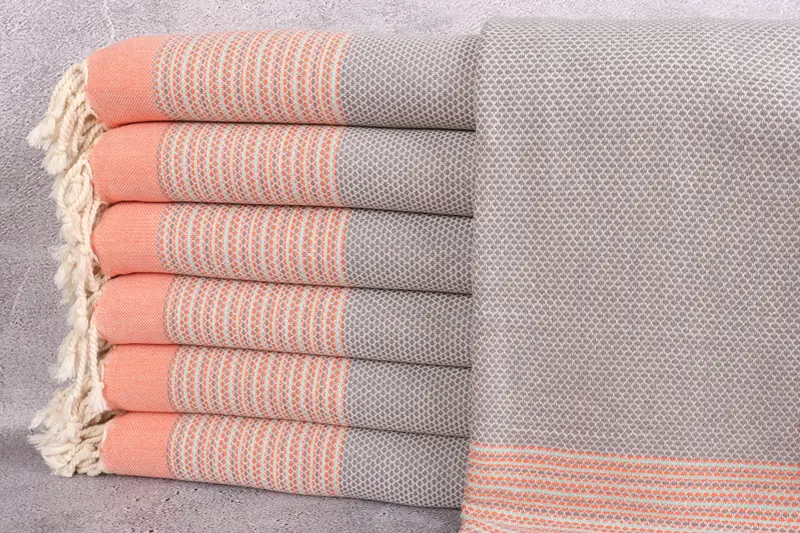 Customized Turkish Towel, 64x40 Cotton Diamond Towel, Turkish beach towel, Welcome Wedding Gift, Monogram Beach Towel, Custom Wedding Gifts - 1