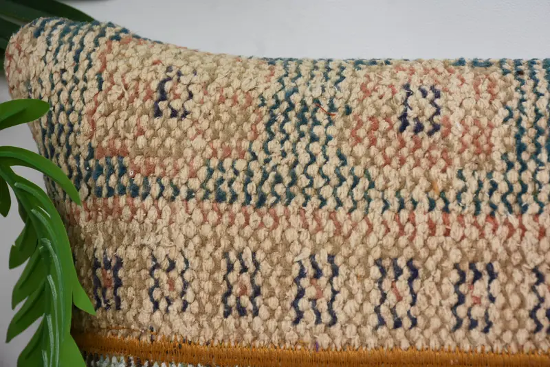 Turkish Pillow, Throw Kilim Pillow, 12x24 Beige Pillow Cover, Vintage Kilim Throw Pillow, Pillow Sham, Luxury Pillow Sham - 2