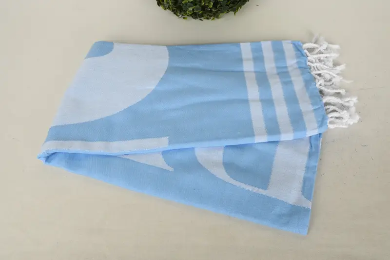 Beach Towel Monogram, 70x40 Cotton Set of 8 Towel, Bachelorette Beach Towel, Gift For Coworker, Personalized Gift, Custom Wedding Gift, Gift For Him - 6