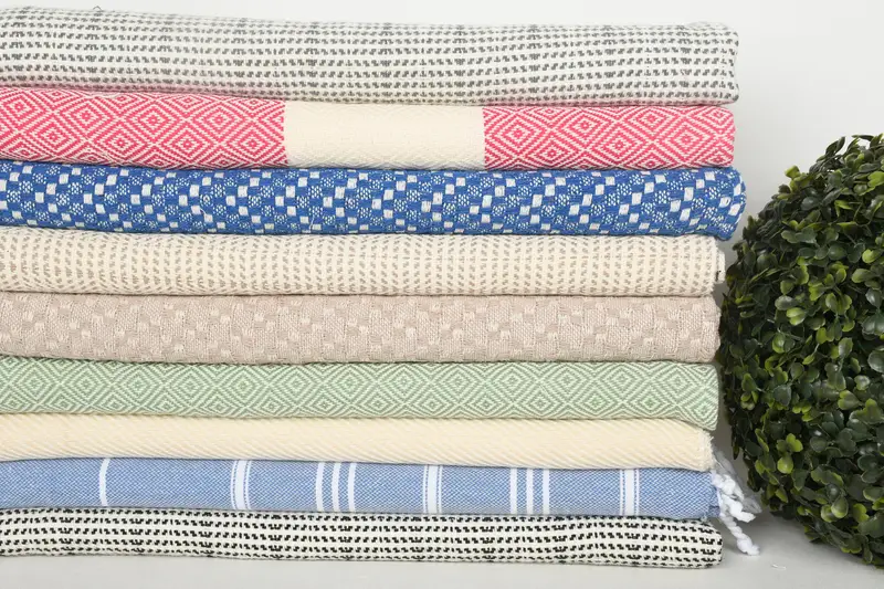 Best Friend Gift Ideas, Turkish Towel Monogram, Monogram Hand Towel, Wedding Gift, Monogrammed Hand Towel, 36x18 Linen Set of 10 Towel, Xmas Gifts - 3