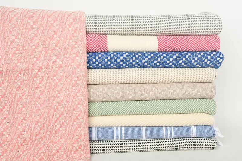 Best Friend Gift Ideas, Turkish Towel Monogram, Monogram Hand Towel, Wedding Gift, Monogrammed Hand Towel, 36x18 Linen Set of 10 Towel, Xmas Gifts - 1
