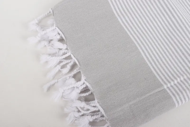 Housewarming Gift, Custom Wedding Gifts, Quick-dry travel peshtemal towel, Best Friend Gift Ideas, 70x40 Cotton Striped Towel, Large Turkish Towel - 7