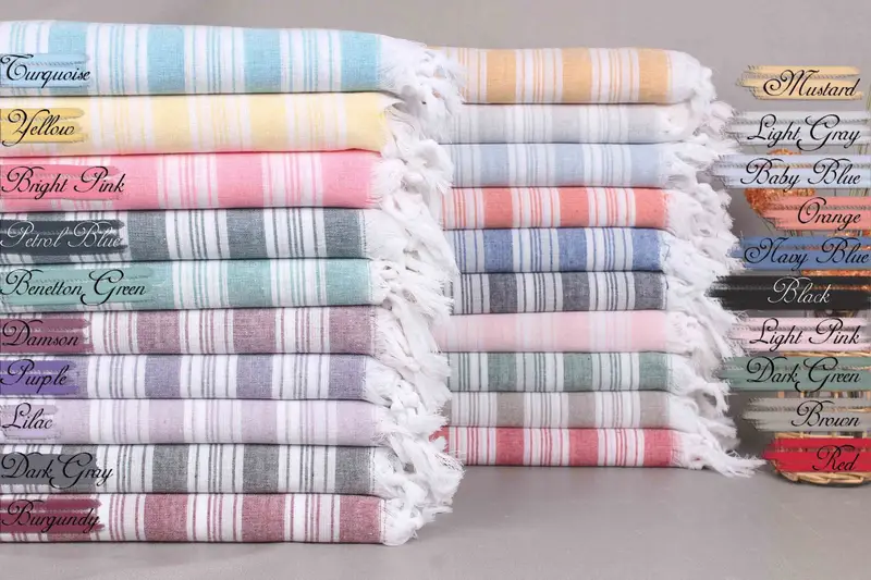 Personalized Turkish Cotton Towel Beach & Tropical Wedding Gift, 37x65 Inches