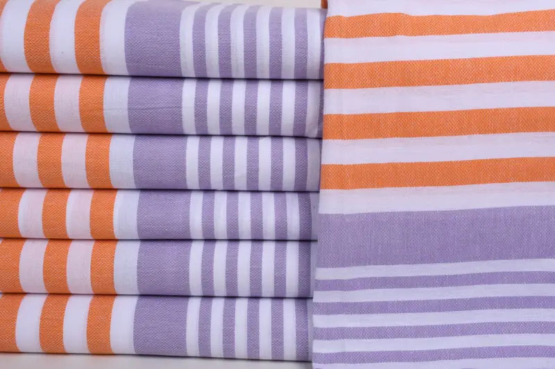 Custom Beach Towel, Monogram Turkish Bath Towel, Summer Gift, Decorative Towel, 68x36 Cotton Striped Towel, Beach towel, Best Friend Gift Ideas - 1