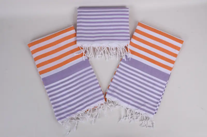 Custom Beach Towel, Monogram Turkish Bath Towel, Summer Gift, Decorative Towel, 68x36 Cotton Striped Towel, Beach towel, Best Friend Gift Ideas - 6