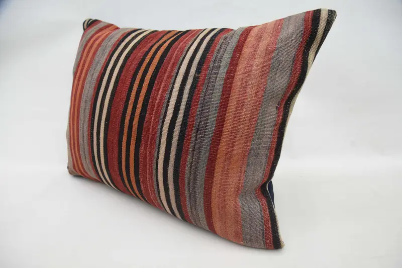 Pillow, 20x28 Red Pillow Cover, Vintage Kilim Throw Pillow, One Of A Kind Pillow Cover, Kilim Cushion Sham, Customized Pillow, Throw Kilim Pillow - 5