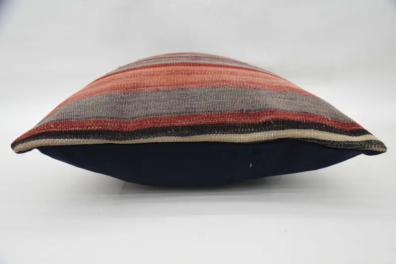 Pillow, 20x28 Red Pillow Cover, Vintage Kilim Throw Pillow, One Of A Kind Pillow Cover, Kilim Cushion Sham, Customized Pillow, Throw Kilim Pillow - 6