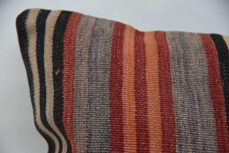 Pillow, 20x28 Red Pillow Cover, Vintage Kilim Throw Pillow, One Of A Kind Pillow Cover, Kilim Cushion Sham, Customized Pillow, Throw Kilim Pillow - 2