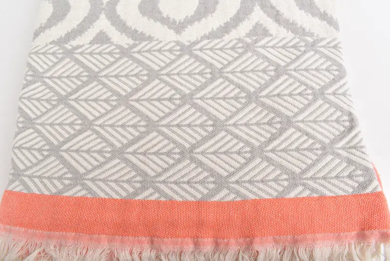 Organic Throw, Beach Theme Bachelorette Party, Woven Blanket, Spa Gift, Bachelorette Gifts, 68x50 Cotton Diamond Towel, Custom Wedding Gifts - 5