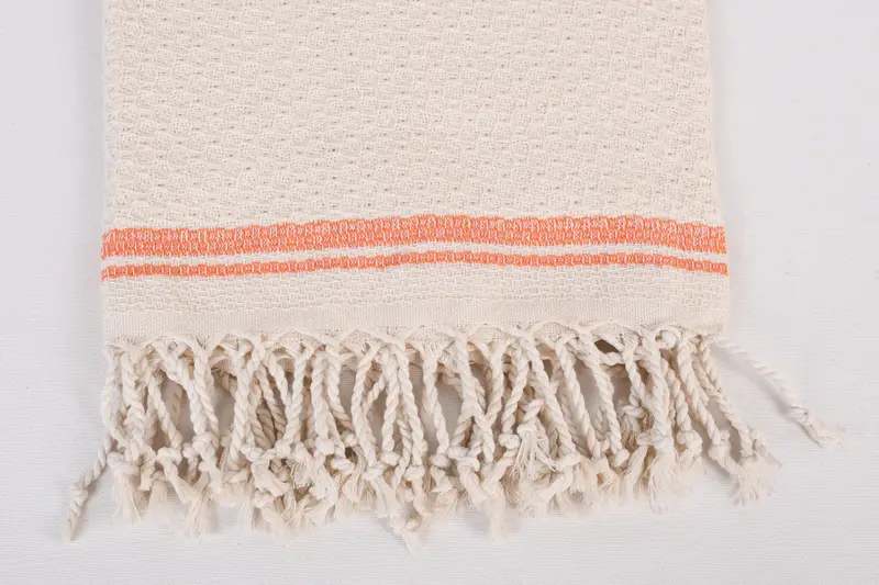Bridesmaid Gift Towel, Spa Gift Towel, Fouta towel, Organic Towel, Personalized Wedding Gift For Couple, Peshtemal Towel, 68x36 Cotton Striped Towel - 3