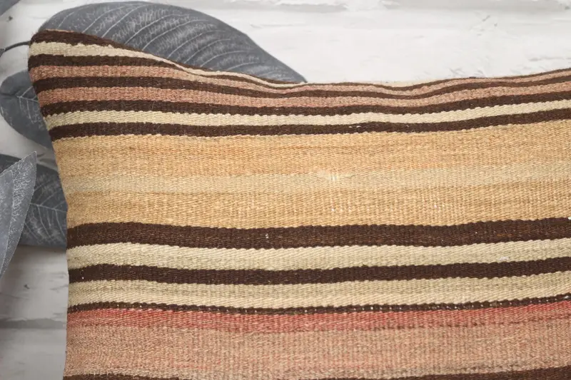 Pillow for Couch, Pillow for Sofa, Turkish Kilim Pillow, Pillow, Ethnic Throw Cushion Cover, 16x16 Beige Cushion Cover, Natural Cushion - 2