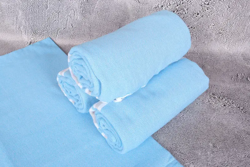 Gift For Boyfriend, Turkish Bath Towel Set, Bachelorette Party Gift, Organic Towel, 70x40 Cotton Striped Towel, Turkish Towel USA, Embroidered Towel - 7