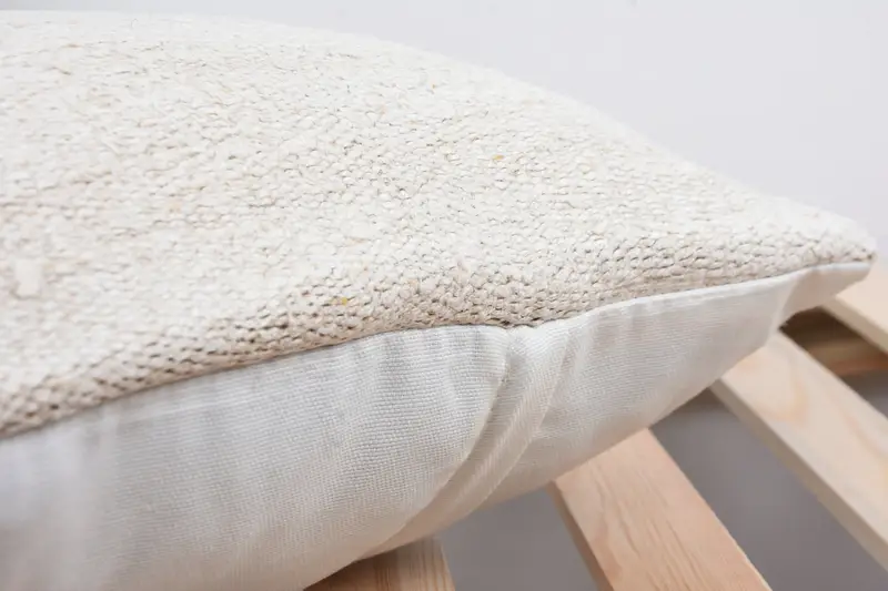 Couch Pillow Sham, Throw Kilim Pillow, Antique Pillows, Cushion Case, 16x16 White Cushion, Neutral Throw Pillow Cover, Boho Pillow - 7