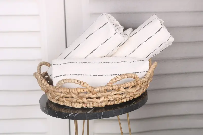 Xmas Gifts, Luxury towel, Monogram Beach Towel, Personalized Bridesmaid Beach Towel, Wedding Towel, Hammam towel, 70x38 Cotton Striped Design Towel - 4