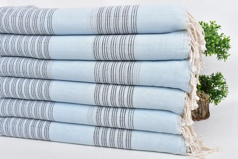 70x40 Cotton Striped Towel, Custom Towel Beach, Personalized Towel, Bachelorette Party Favors, Gift For Her, Bridal Shower Favor, Custom Bath Towel - 3