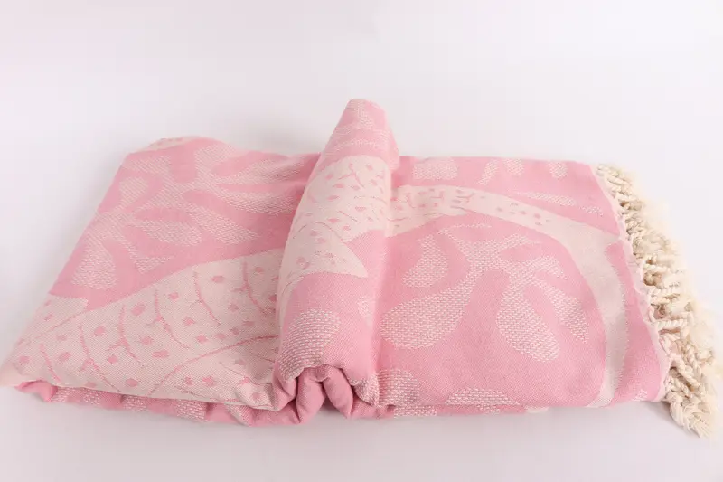 Custom Wedding Gifts, Tablecloth, Organic Throw, Oversized Beach Towel, Throw Blanket Couch, 100x92 Cotton Whale Design Towel, Spa Gift - 7