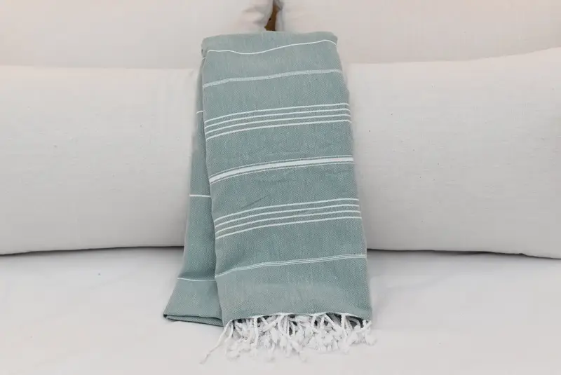 Personalized Gifts, Custom Wedding Gifts, 96x80 Cotton Striped Towel, Woven Throw Blanket, Christmas Gift Tags, Valentine Day Gift For Her - 5