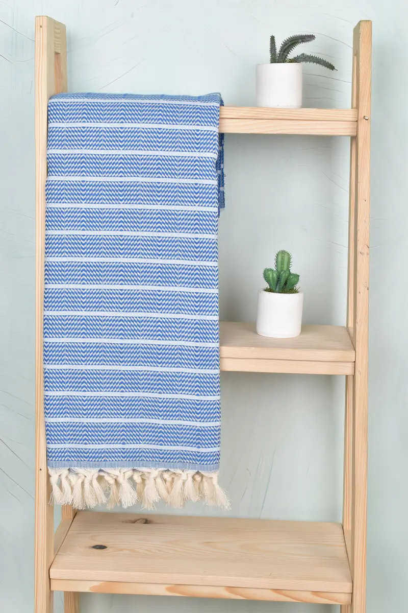 Bridesmaid Gift, Bachelor Towel, Wedding Favors, Pool Towels, Custom Wedding Gifts, 70x40 Cotton Striped Towel, Housewarming Gift, Wedding For Favor - 8