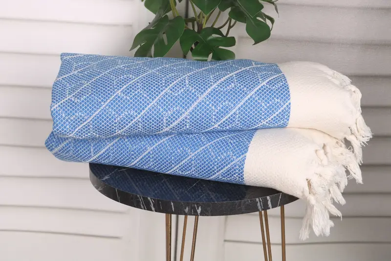 Bathroom Towels, 36x18 Cotton Geometric Towel, Summer Towel, Bachelorette Party Favors, Turkish Hand Towel, Turkish Towel Hand Towel, Summer Gift - 3