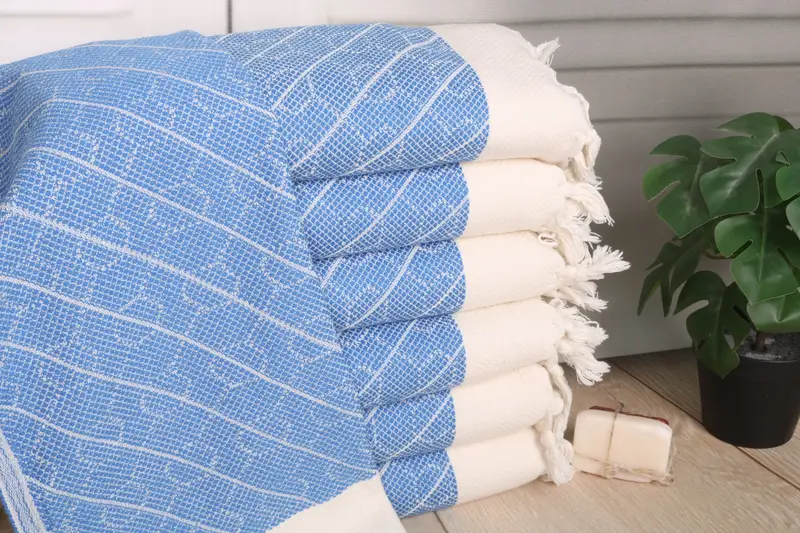 Bathroom Towels, 36x18 Cotton Geometric Towel, Summer Towel, Bachelorette Party Favors, Turkish Hand Towel, Turkish Towel Hand Towel, Summer Gift - 1