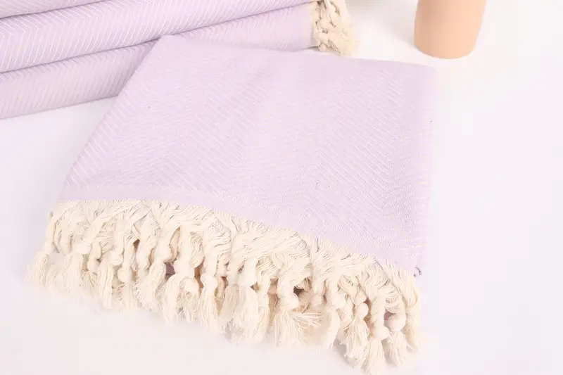 Turkish Blanket, Best Friend Wedding Gift, Woven Throw Blanket, Turkish Tablecloth, Bedspread, 84x68 Cotton Zig zag Towel, Bachelor Party Gifts - 5