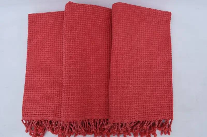 Yoga Towel, Luxury towel, Best Friend Wedding Gift, Bachelorette Party Gift, Best Friend Christmas Gift, 68x36 Cotton Waffle Towel, Sand-free towel - 4